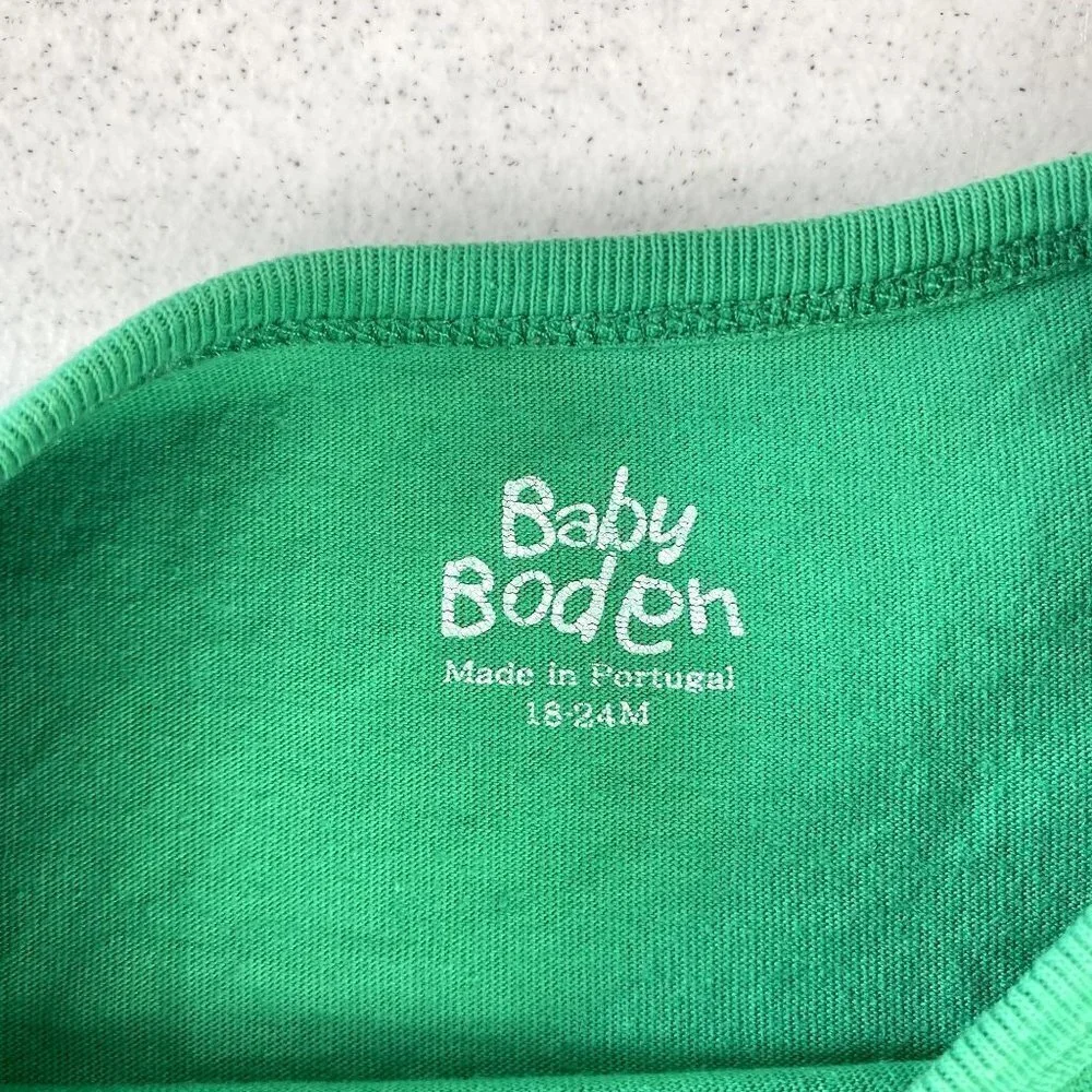Baby Boden Color Learning Long Sleeve Tee White 18-24M